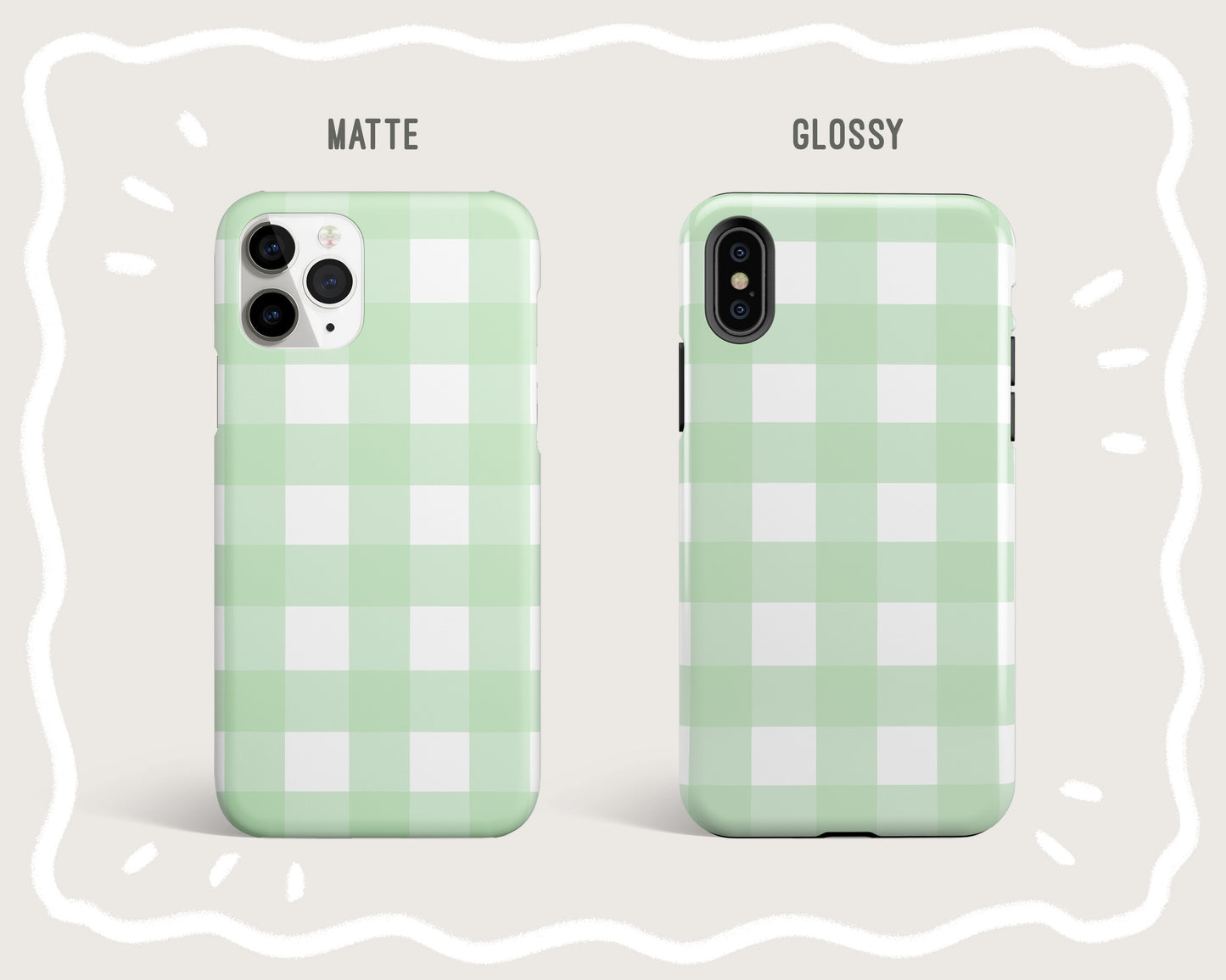 Green Stripe Phone Case