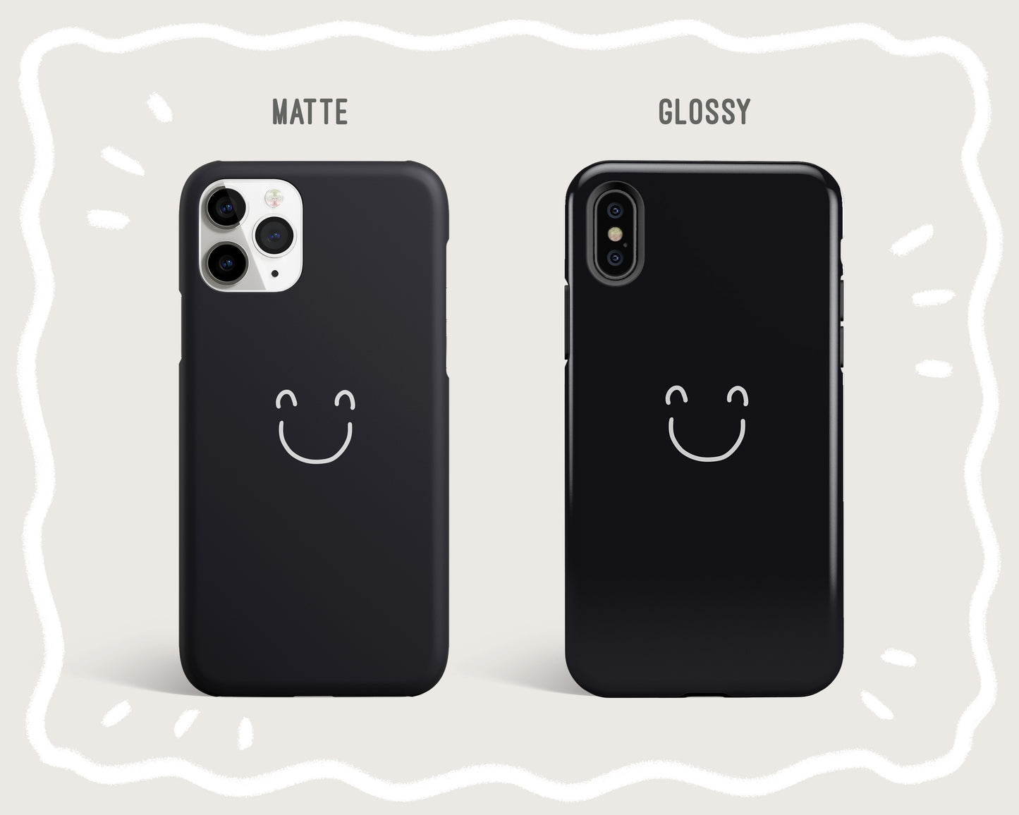 Happy Smile - Dark Phone Case