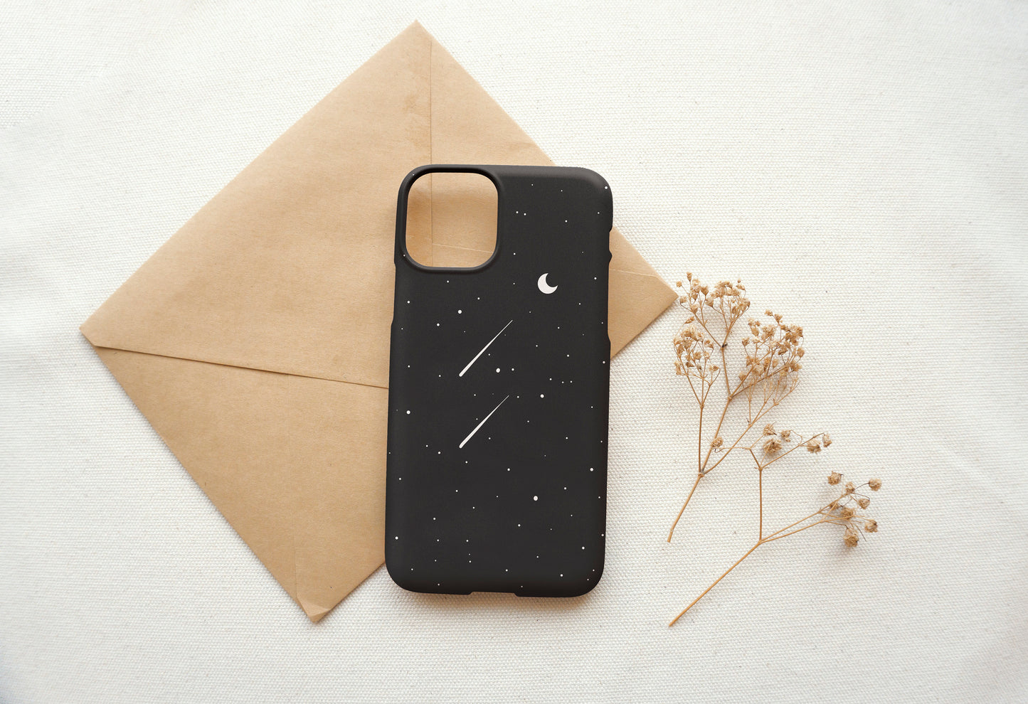 Black Galaxy Art Phone Case