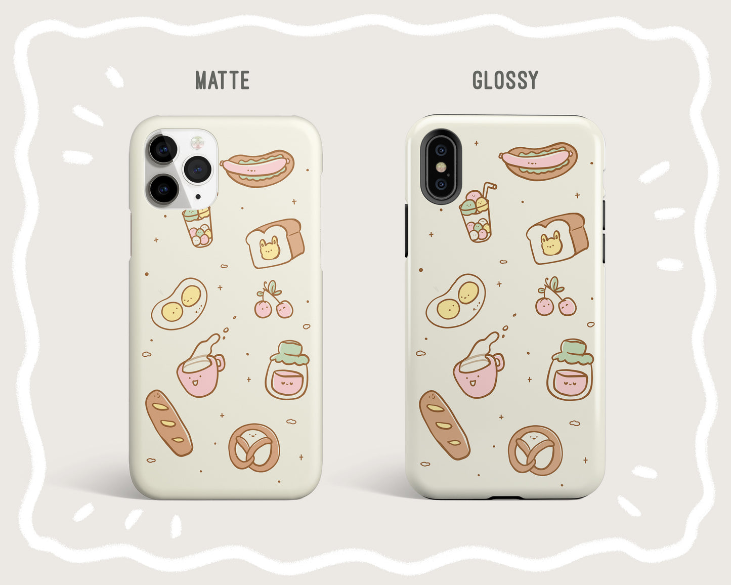 Cute Food Gathering Phone Case