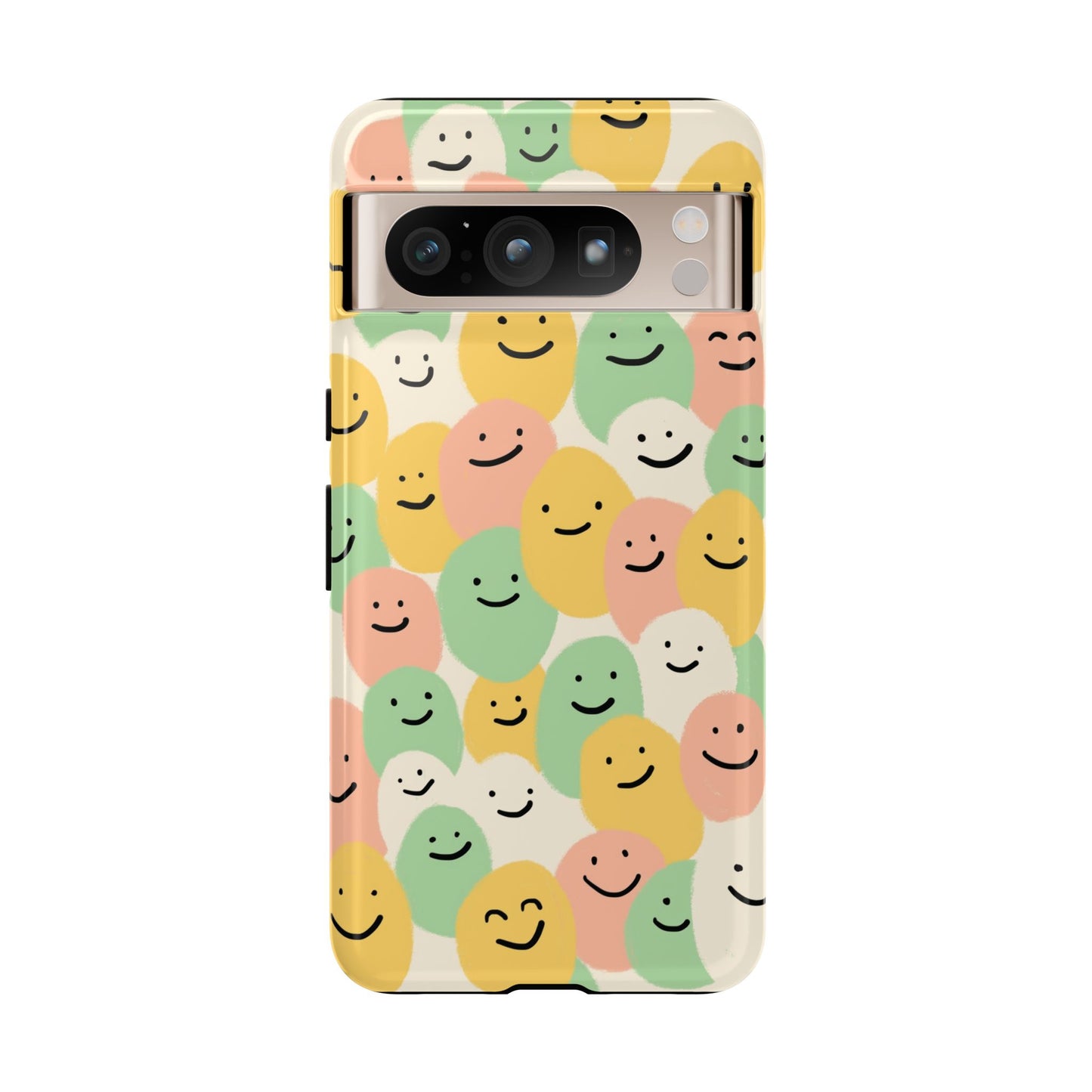 Colourful Smiley Egg Phone Case