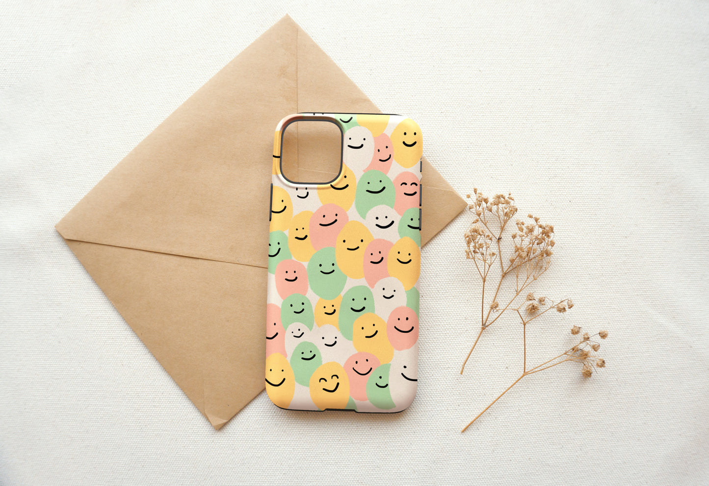 Colourful Smiley Egg Phone Case