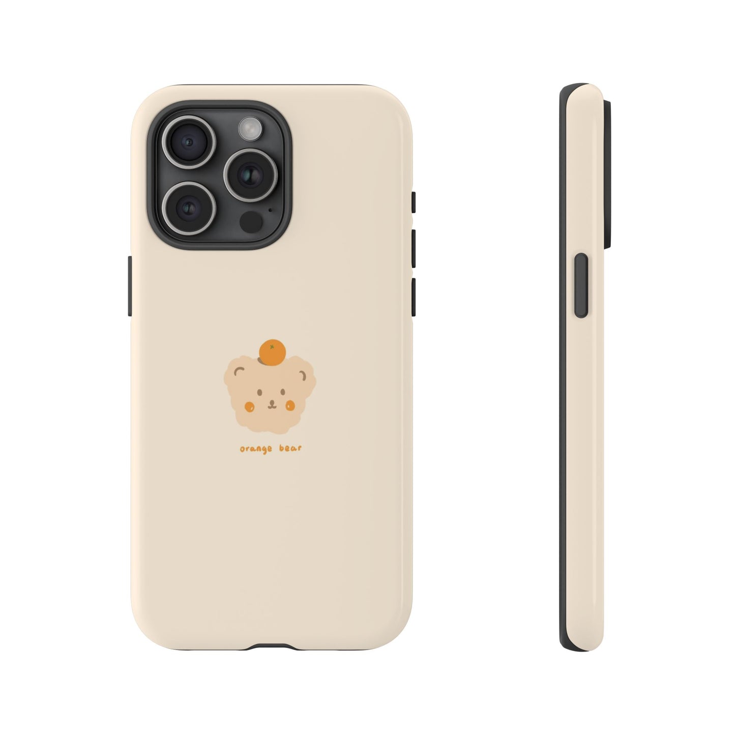 Orange Bear Phone Case
