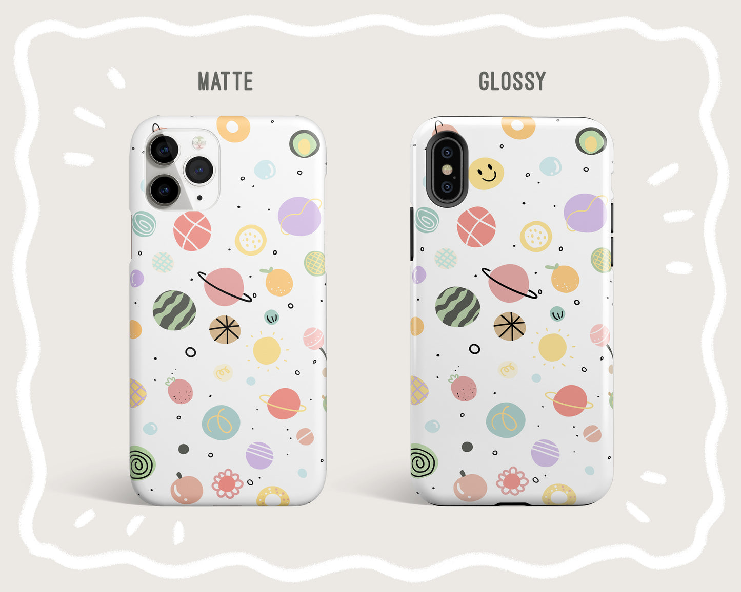 Circle Doodle Art Phone Case