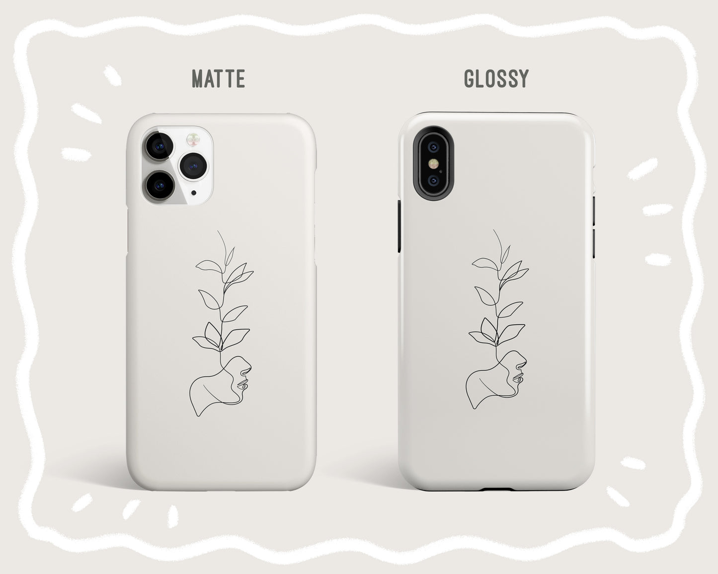 Aesthetic Line Art Phone Case