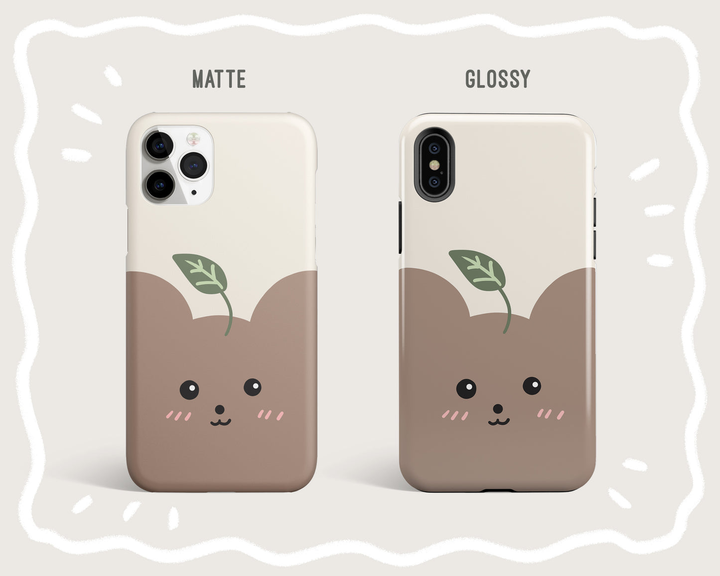 Bear with a Leaf Phone Case