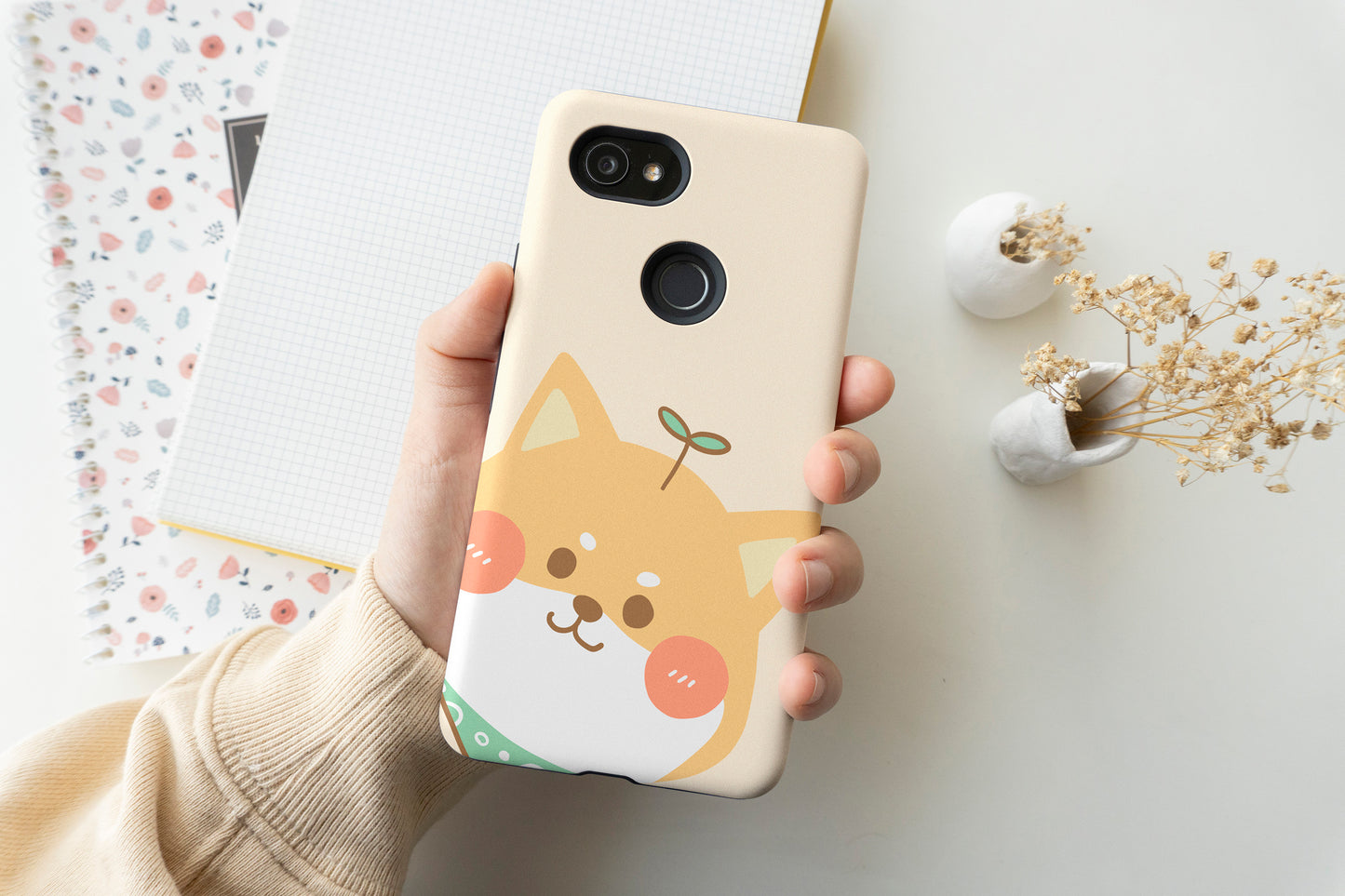 Smiley Shiba Phone Case