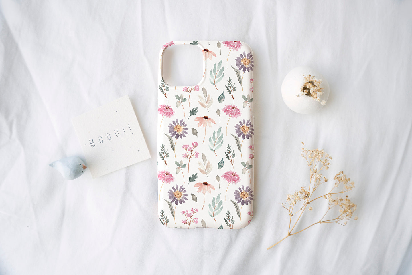 Vintage Flower Pattern Phone Case