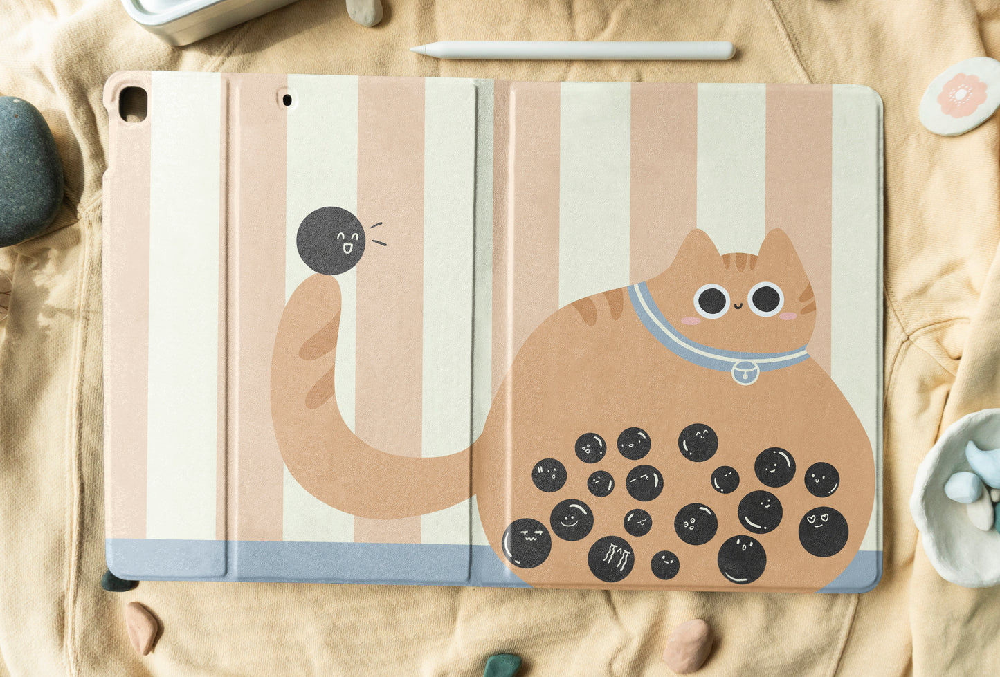 Bubble Tea Cat iPad Case