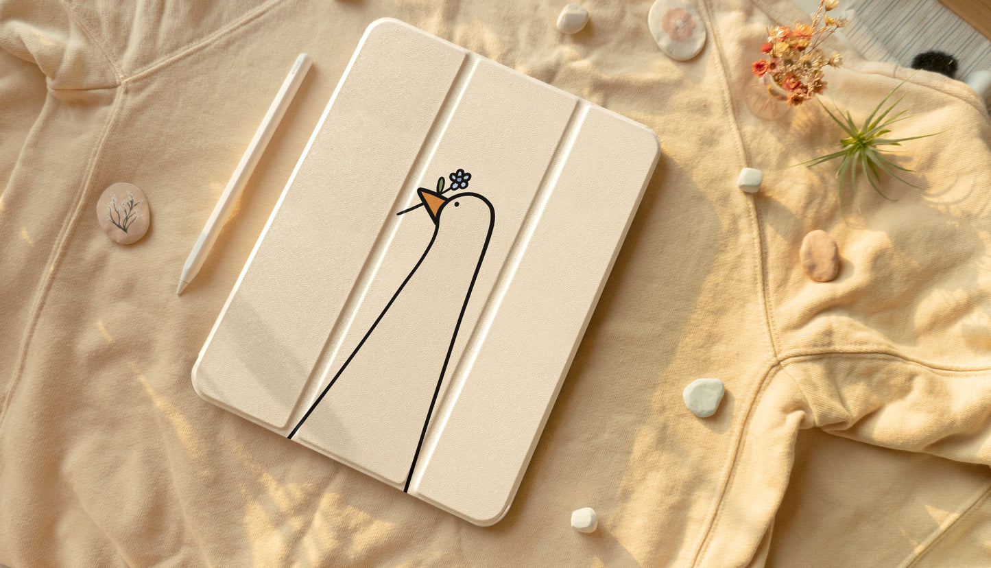Valentine Duck iPad Case