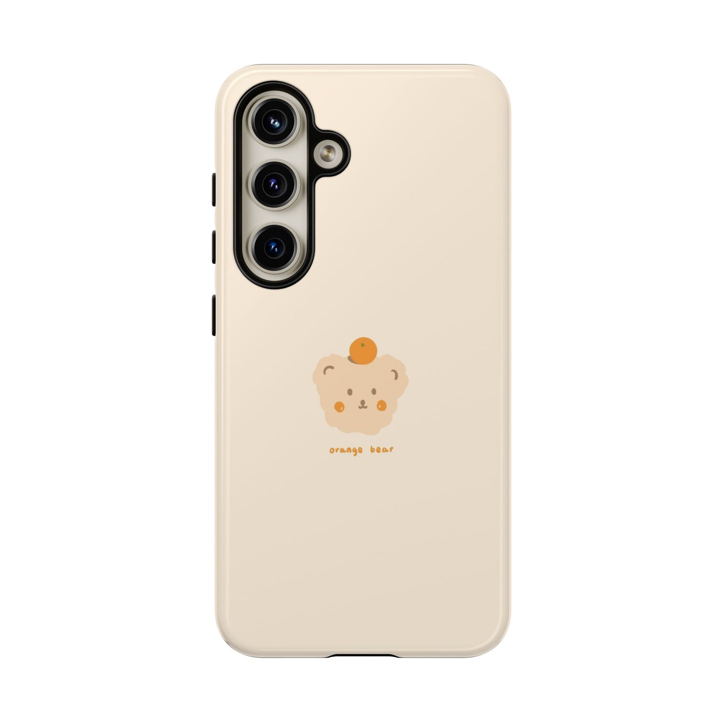Orange Bear Phone Case