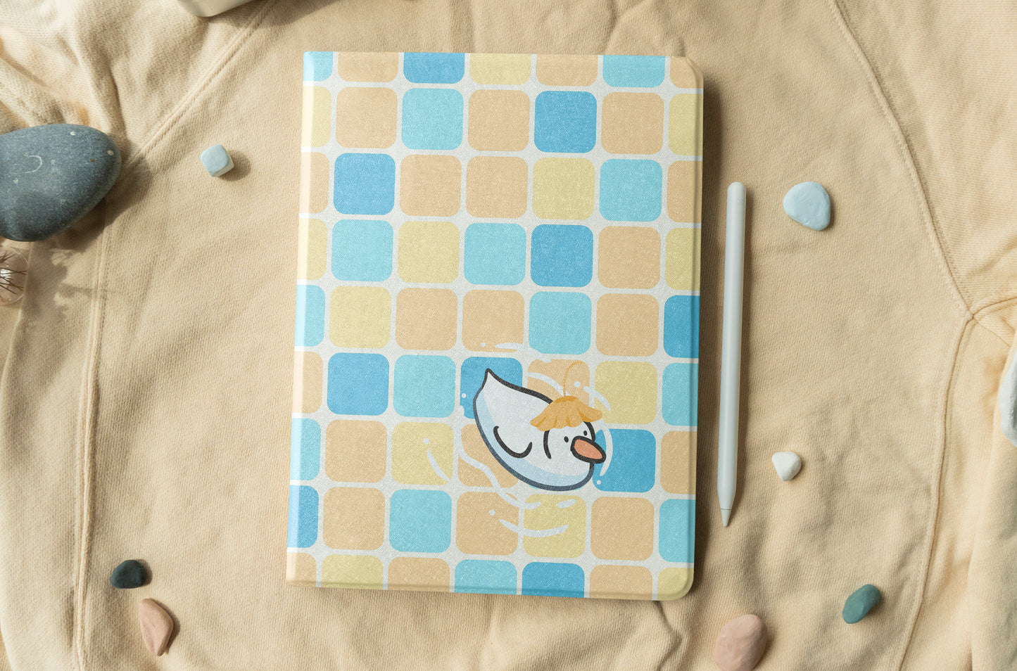 Duck In Swimming Pool iPad Case
