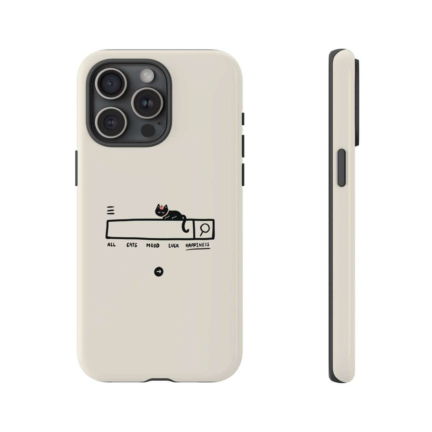 Happiness Search Phone Case