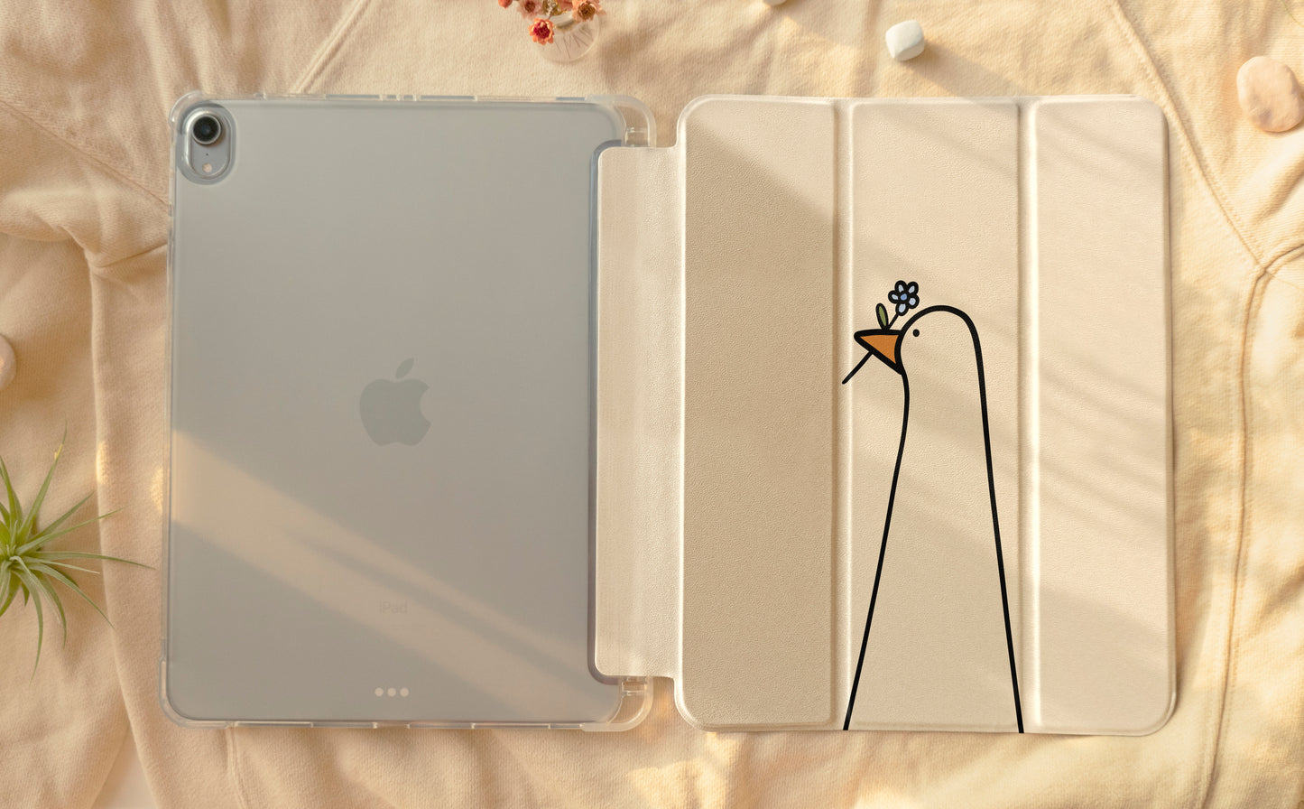 Valentine Duck iPad Case