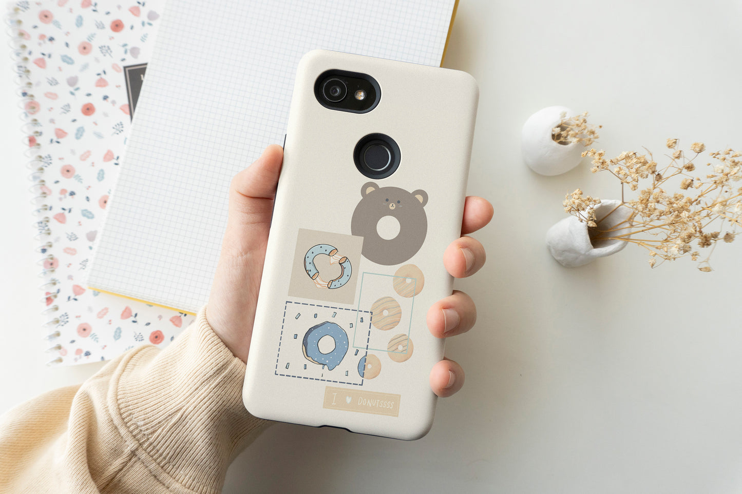 I Love Donuts Phone Case
