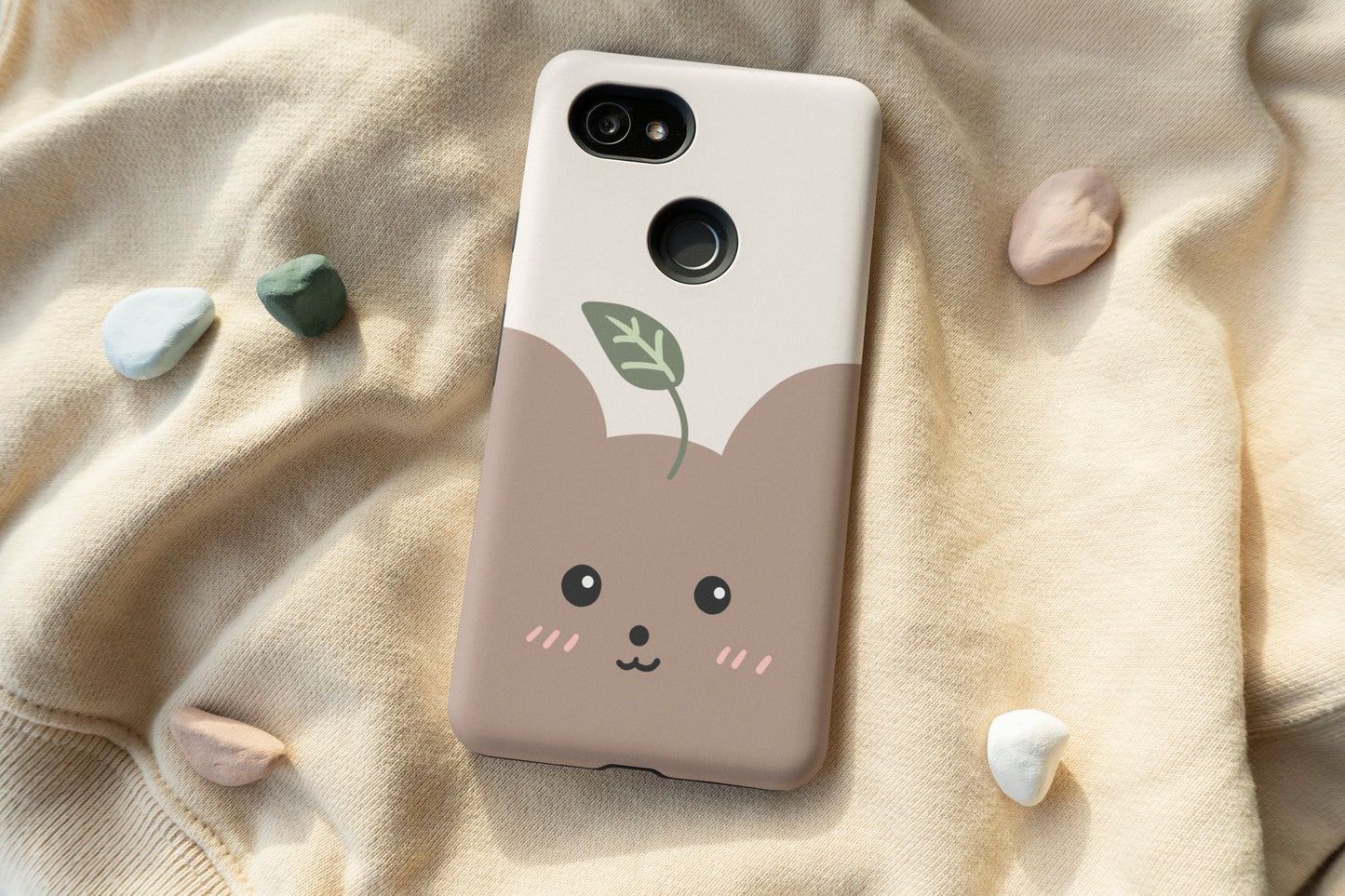 Bear with a Leaf Phone Case