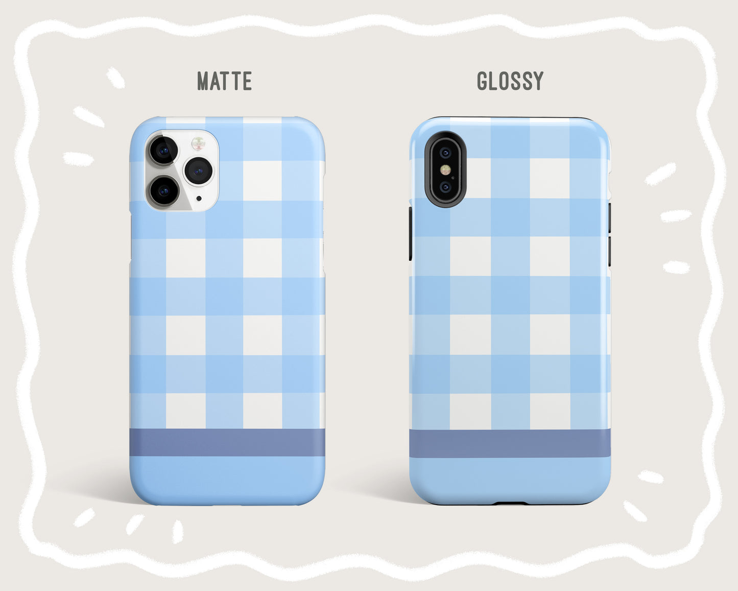 Blue Stripe Phone Case