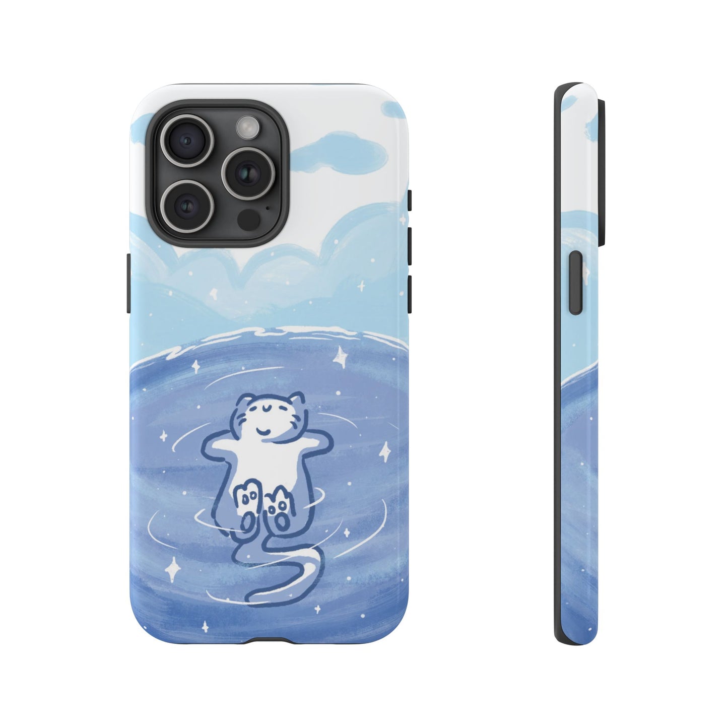 Cat Bathing Moment Phone Case