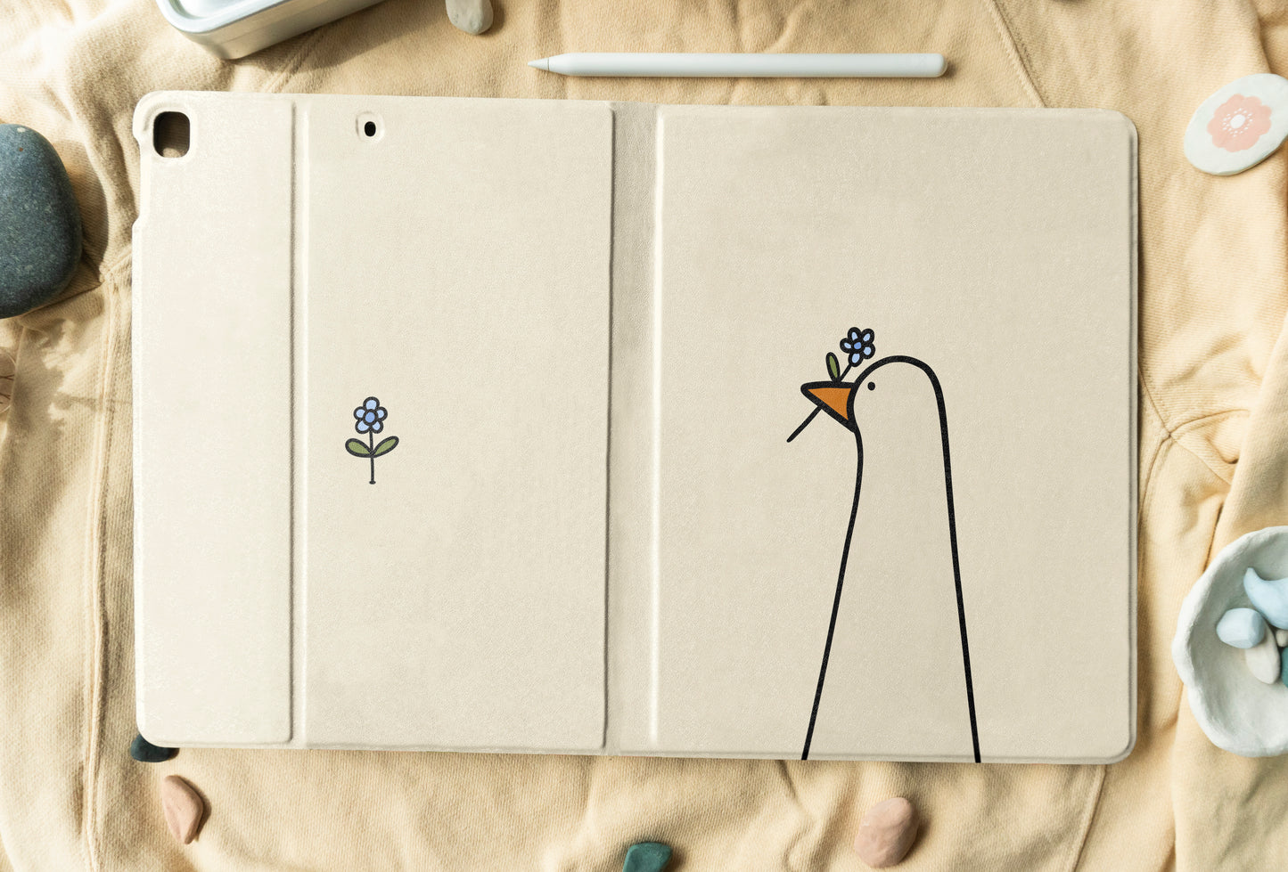 Valentine Duck iPad Case