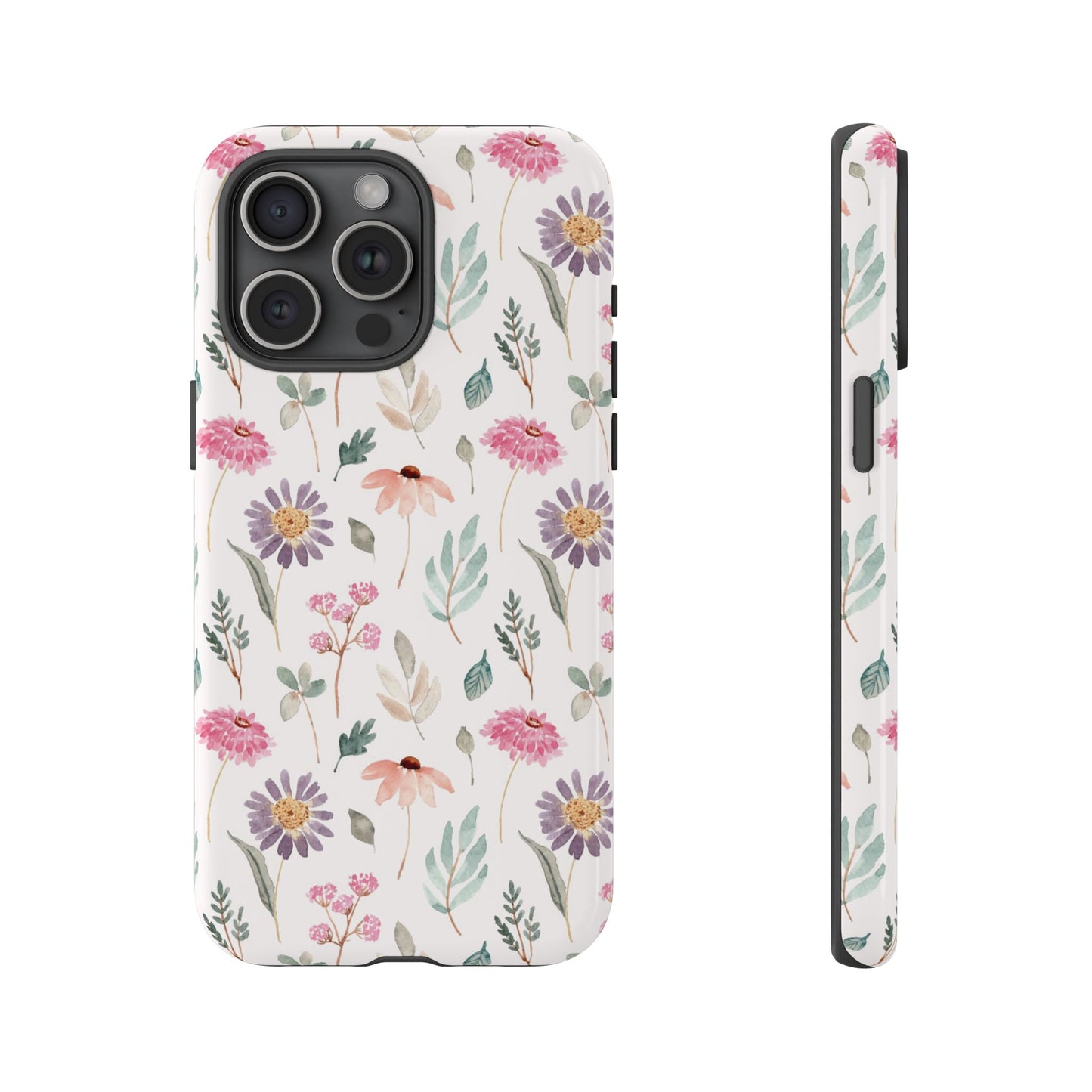 Vintage Flower Pattern Phone Case