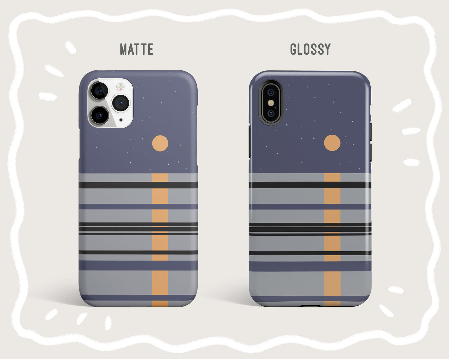 Moon On The Sea Phone Case