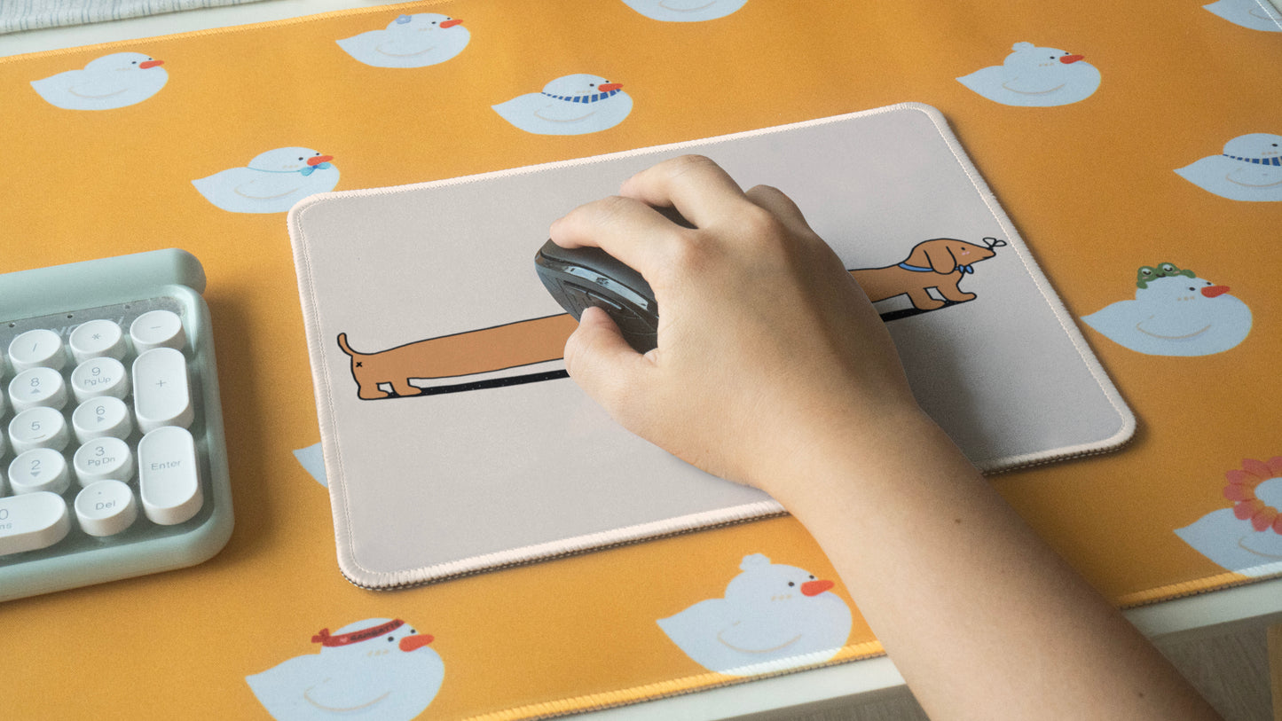 Sausage Dog Desk Pad