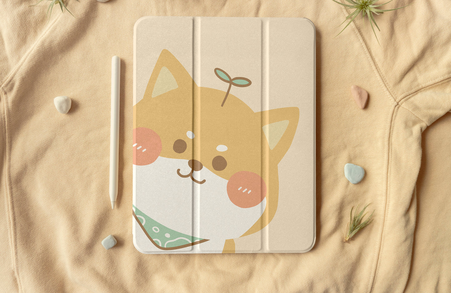 Smiley Shiba iPad Case