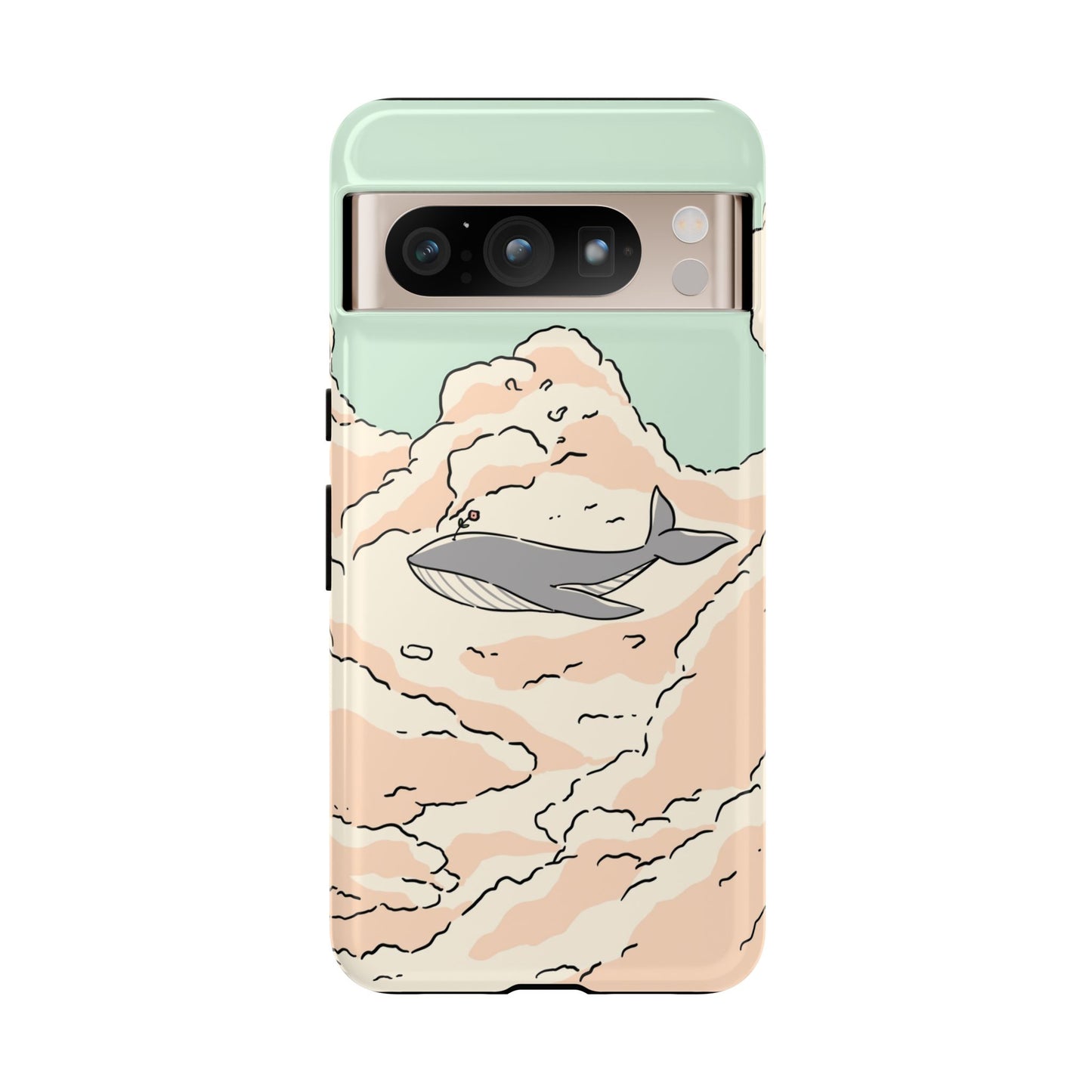 Whale In The Cloud Phone Case