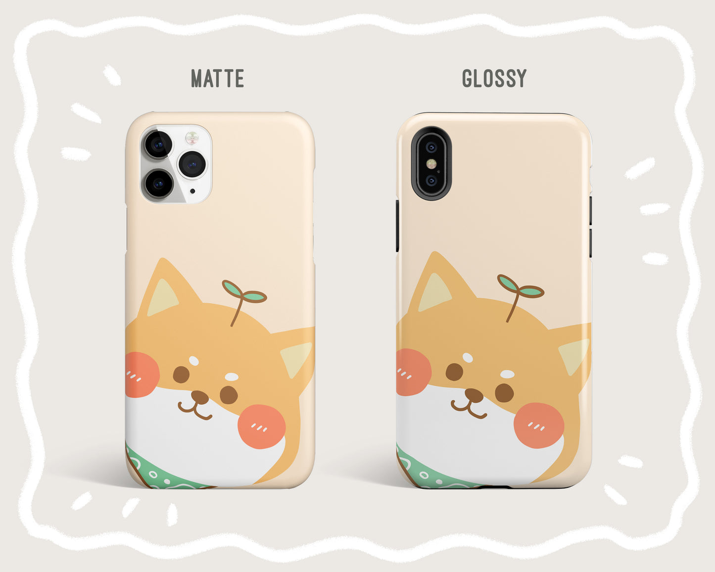 Smiley Shiba Phone Case