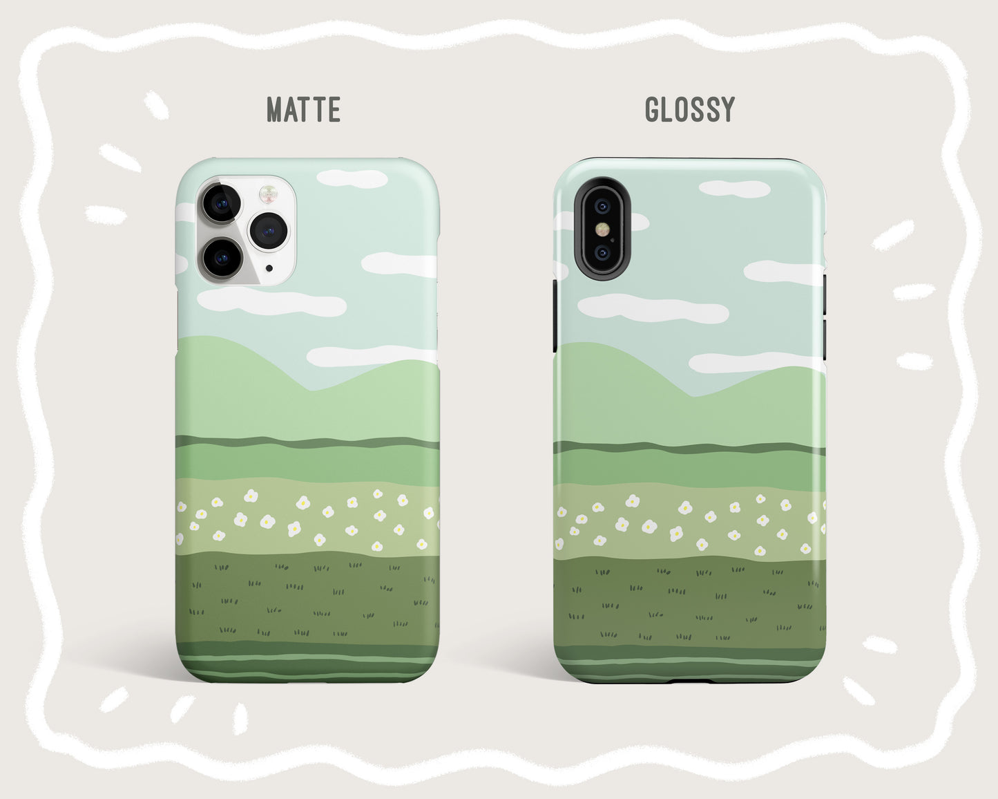 Greenland With Flower Phone Case