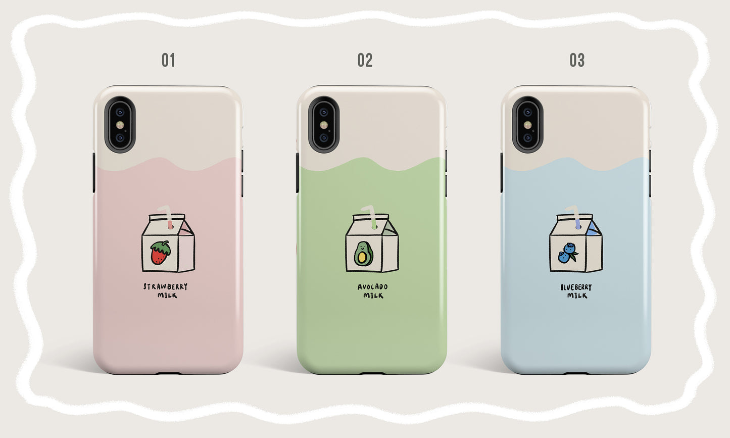 Blueberry Milk Phone Case