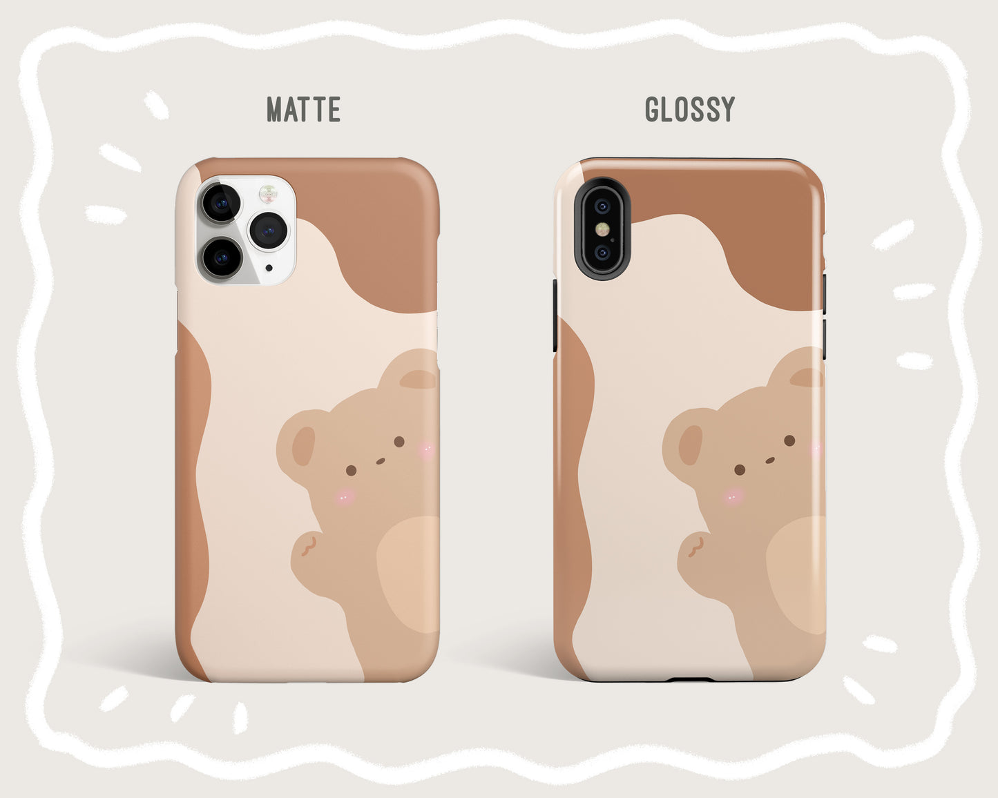 Brown Bear Phone Case