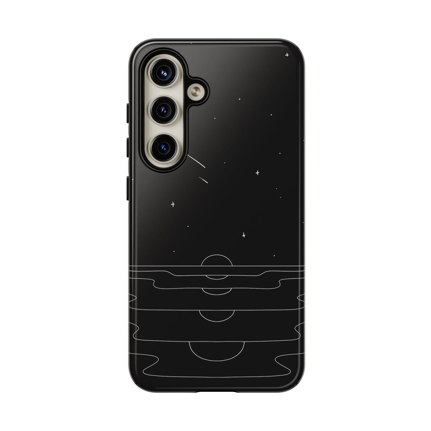 Negative Sunset Art Phone Case