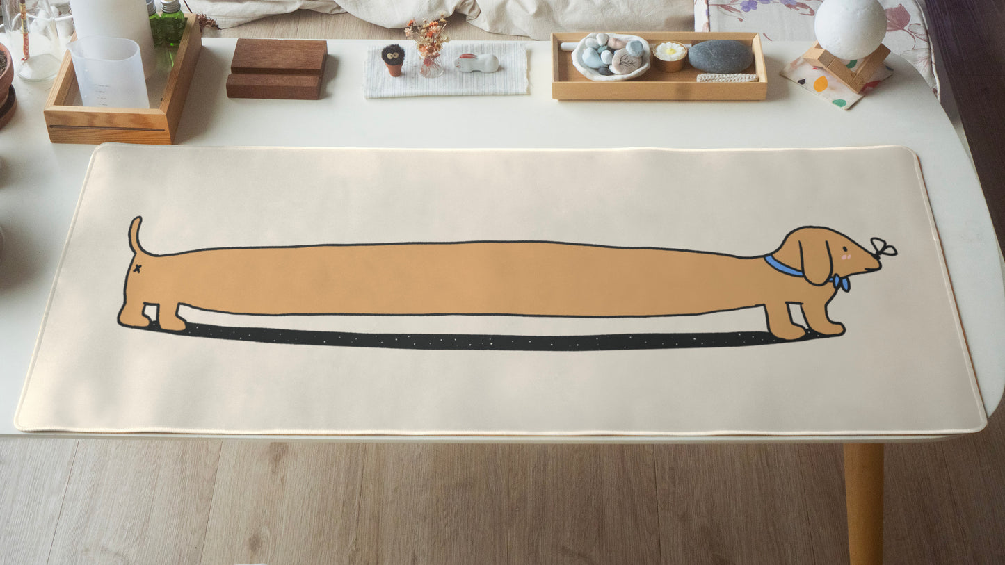 Sausage Dog Desk Pad