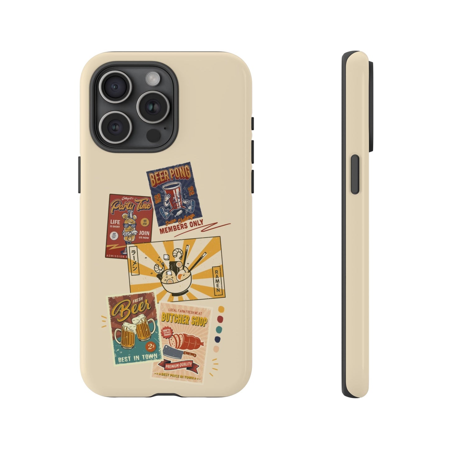 Retro Food Phone Case