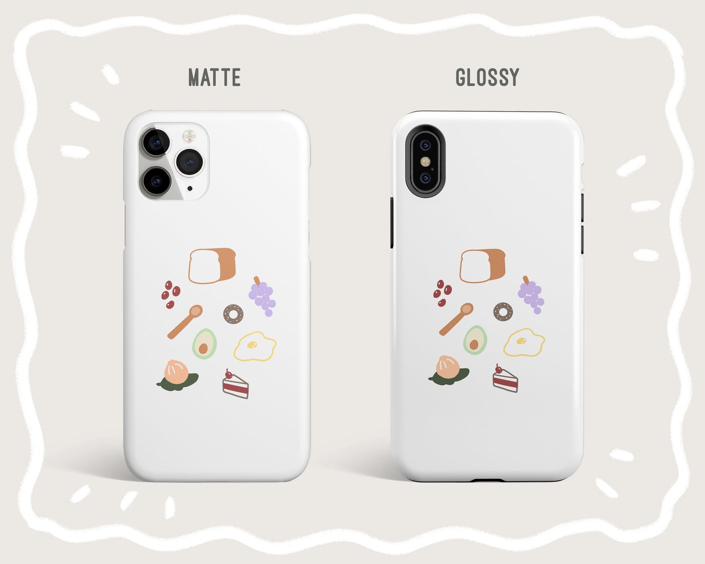 Food Doodle Phone Case