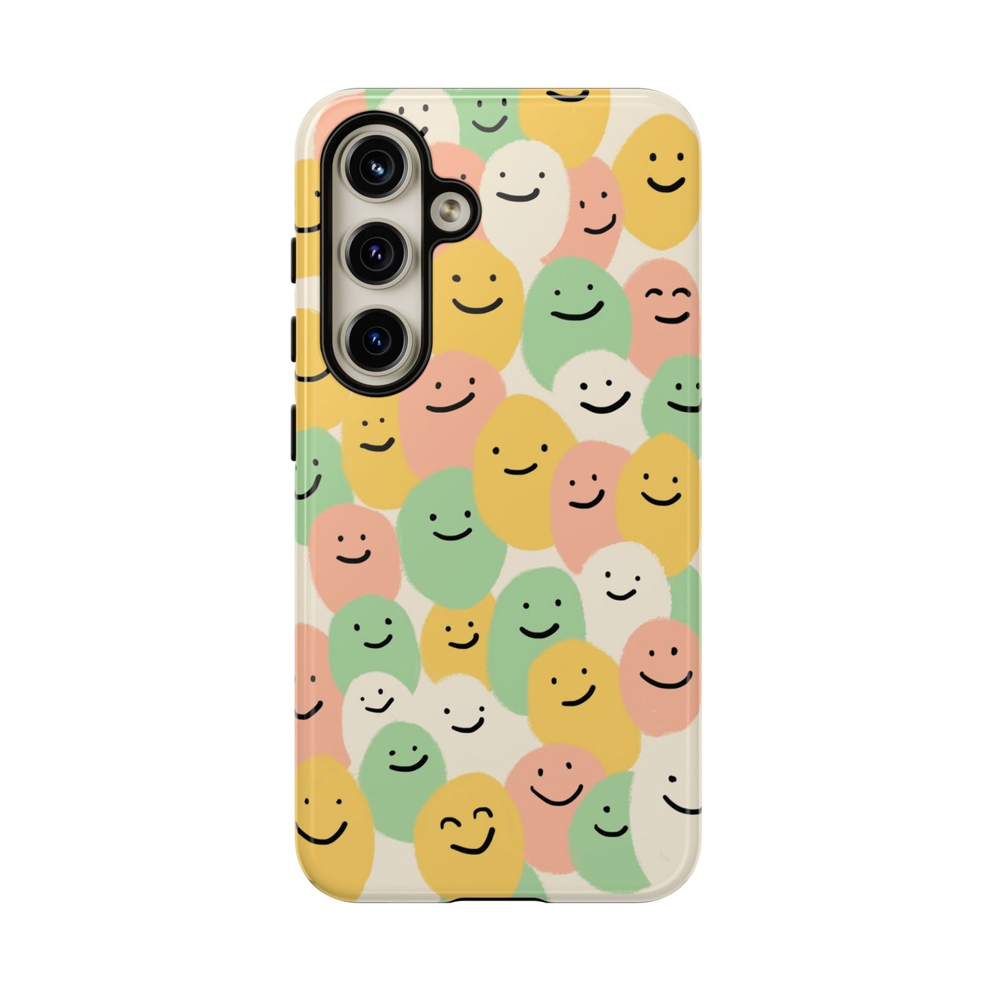 Colourful Smiley Egg Phone Case