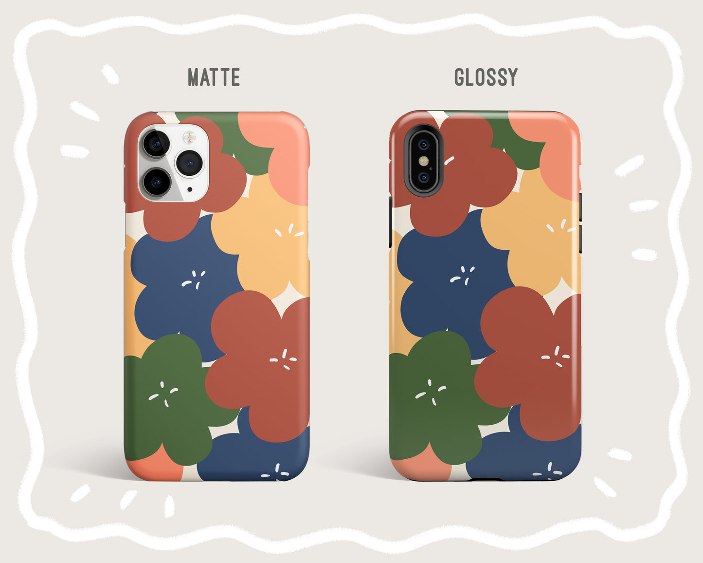 Rainbow Blossoms Phone Case