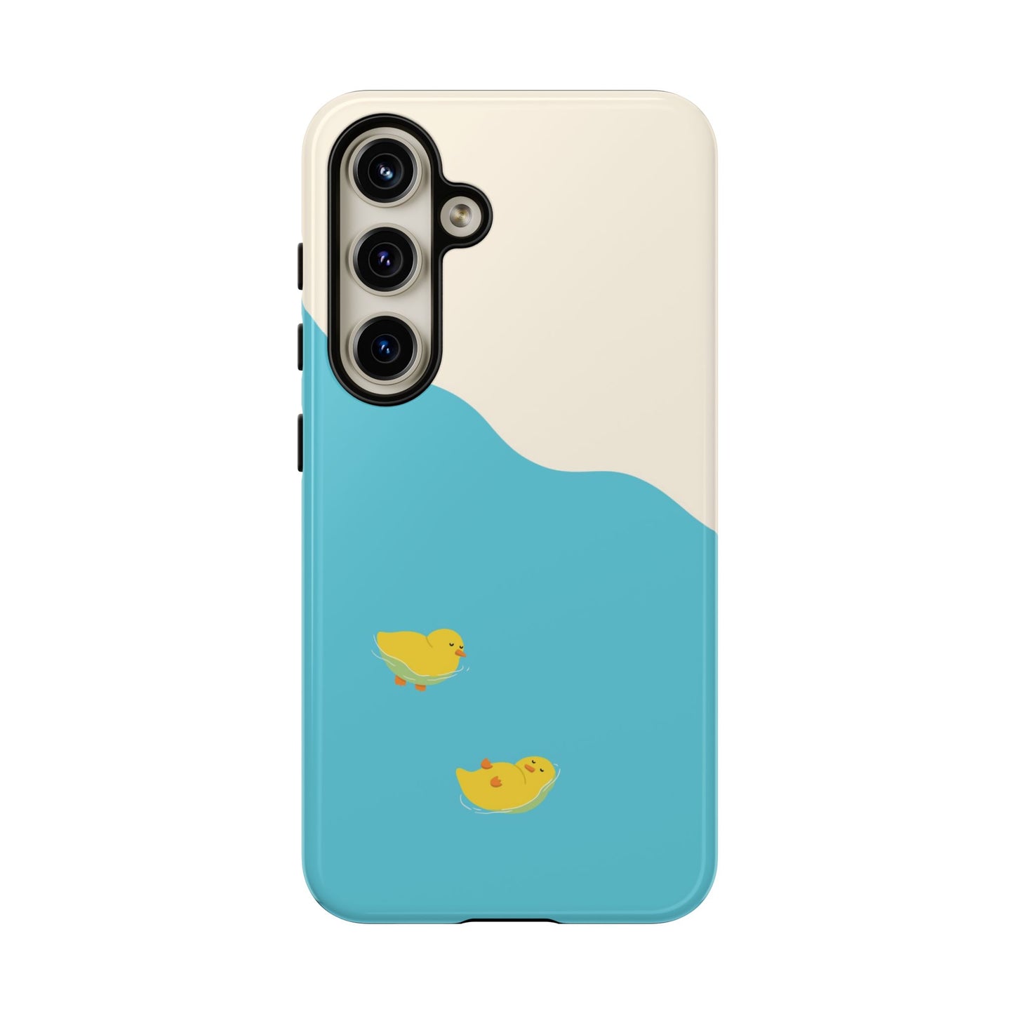 Two Swimming Ducks Phone Case