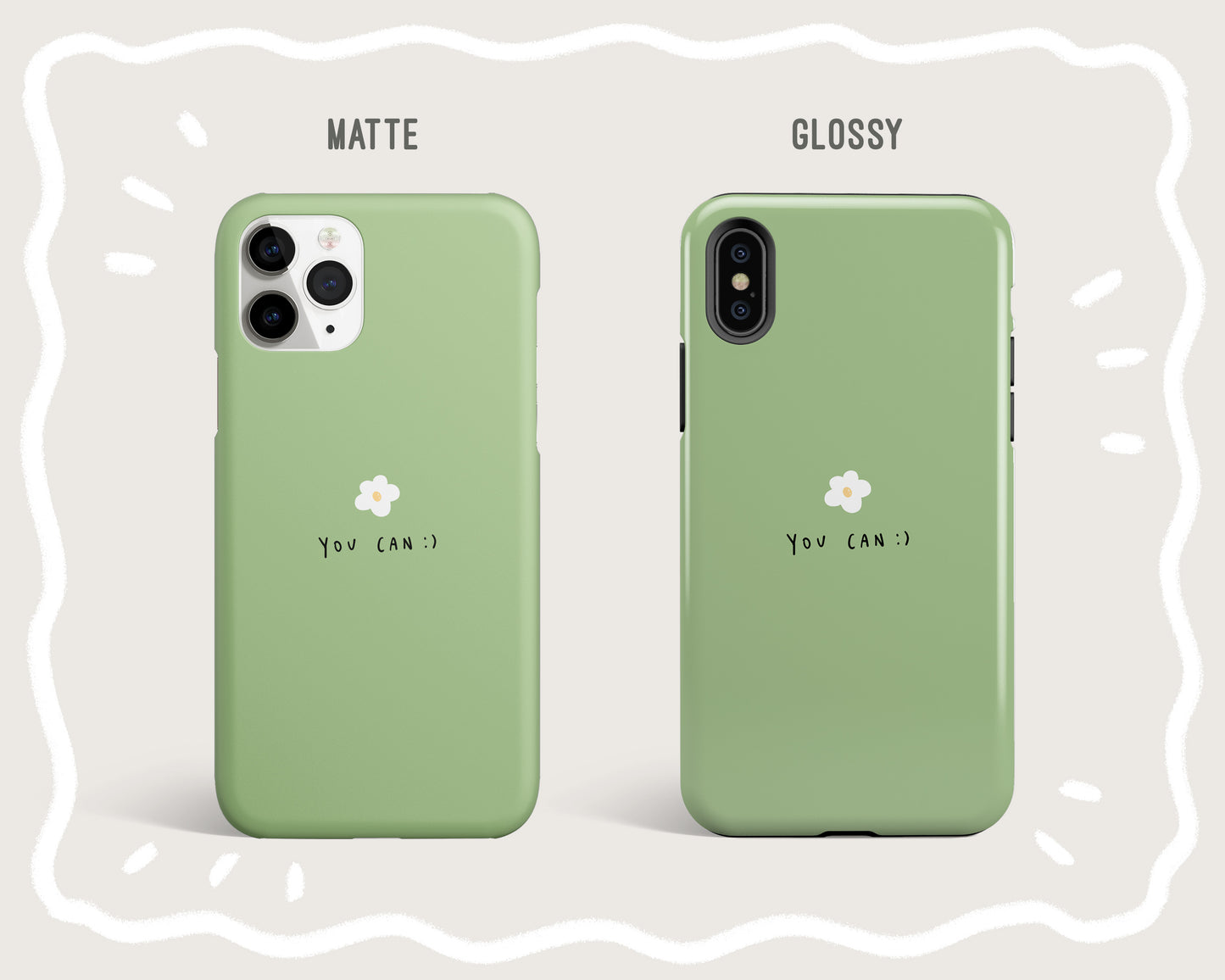 You Can - Green Phone Case
