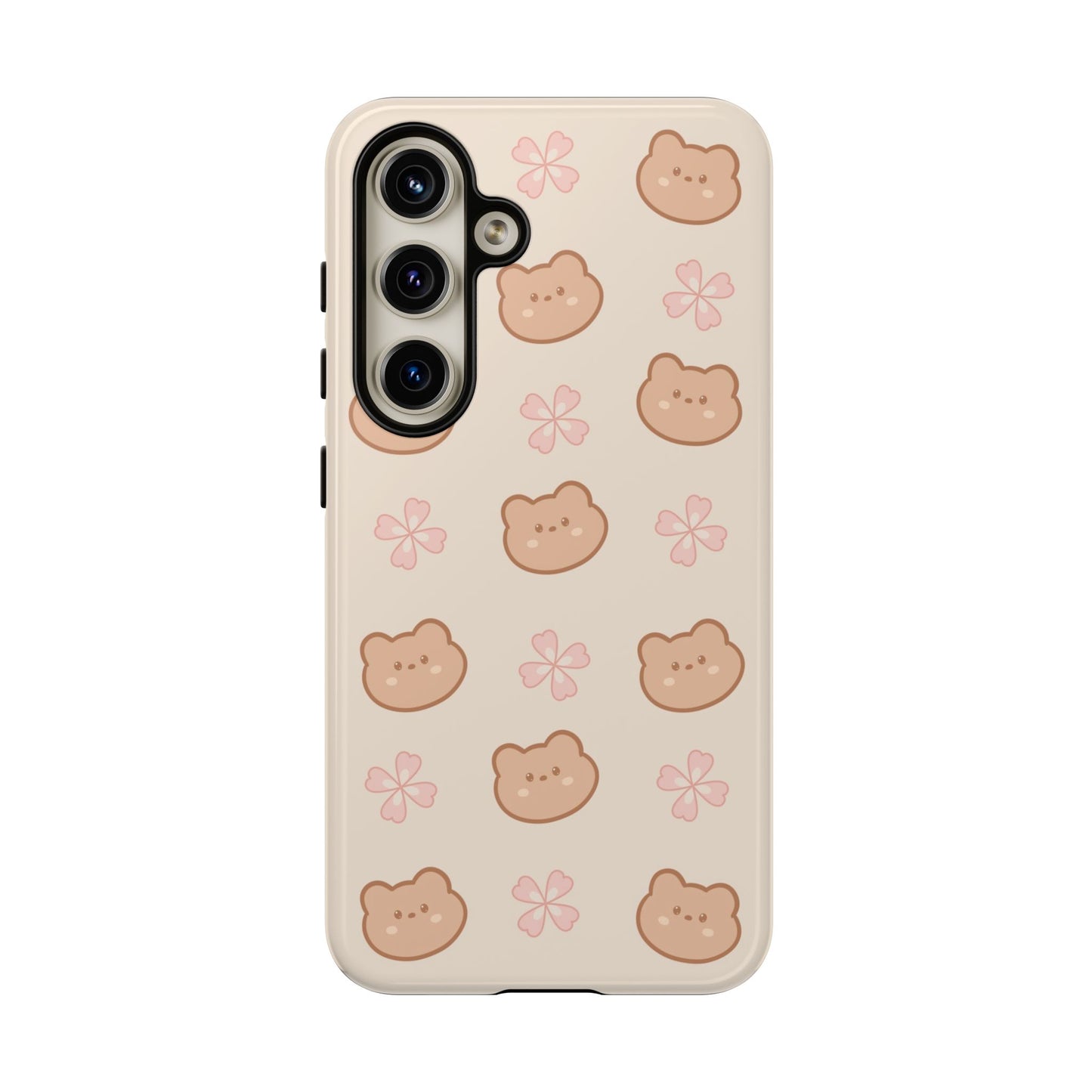 Sakura Bear Pattern Phone Case