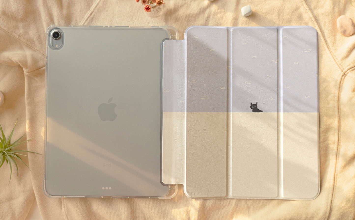 Black Cat iPad Case