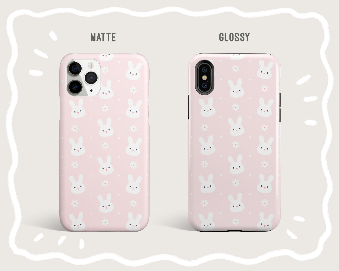 Rabbit Pattern Phone Case