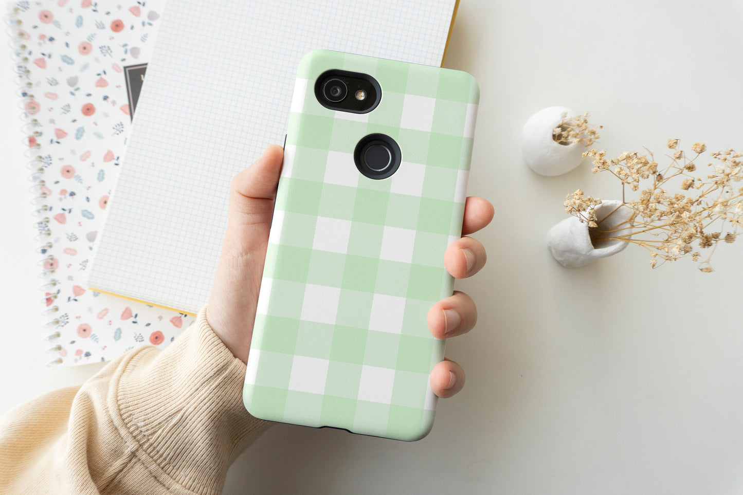 Green Stripe Phone Case