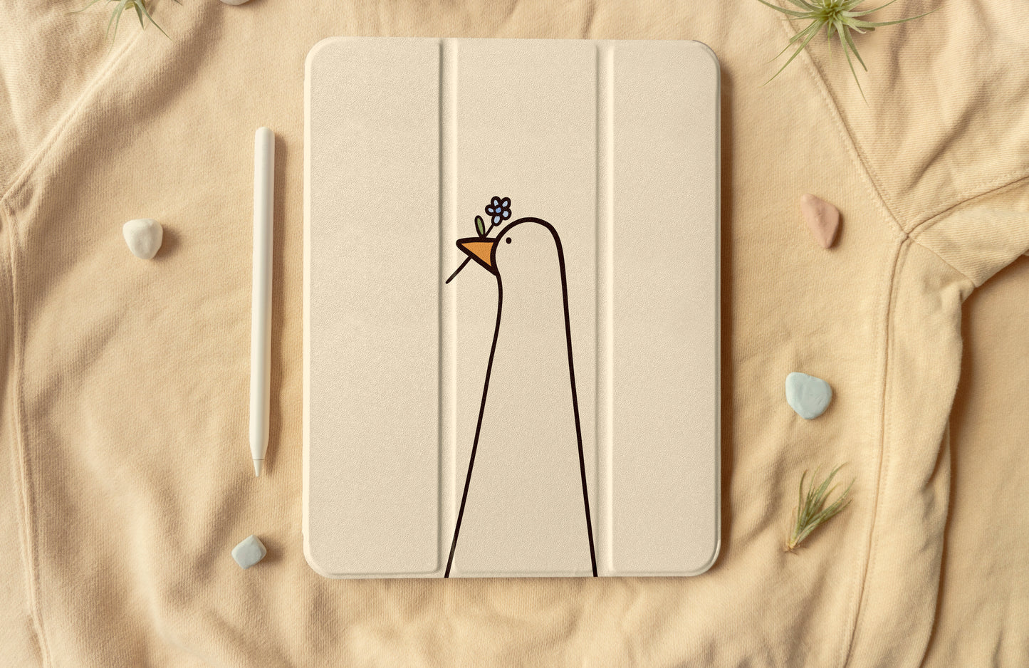 Valentine Duck iPad Case