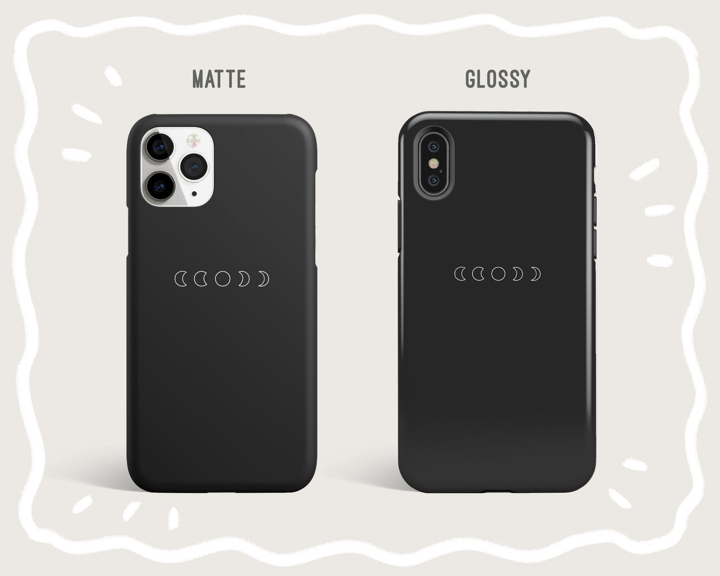 Half Circle - Dark Phone Case