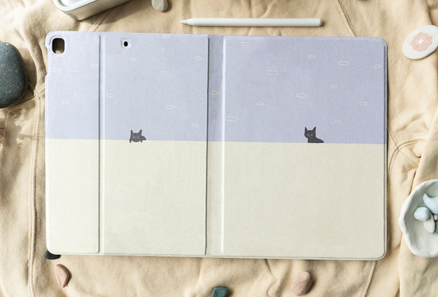 Black Cat iPad Case