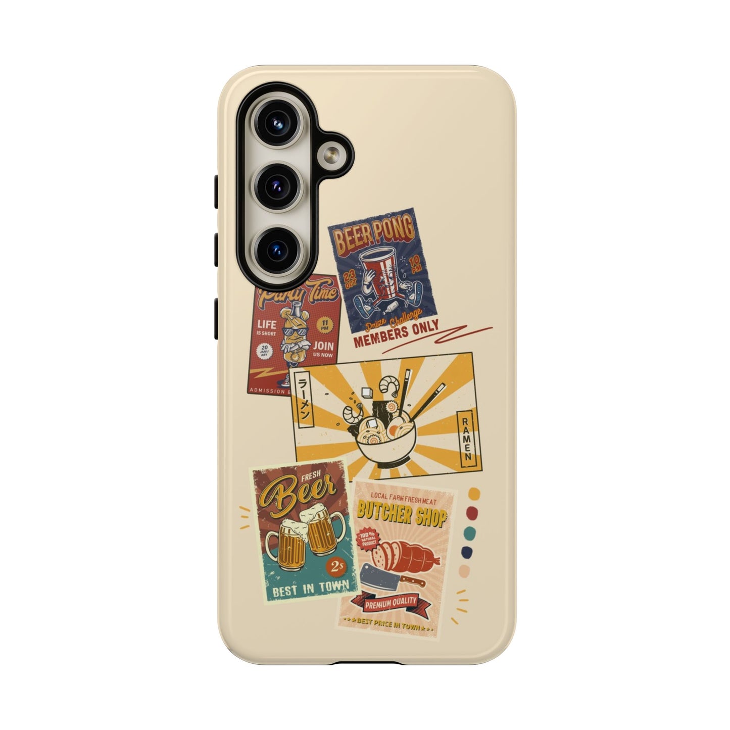 Retro Food Phone Case