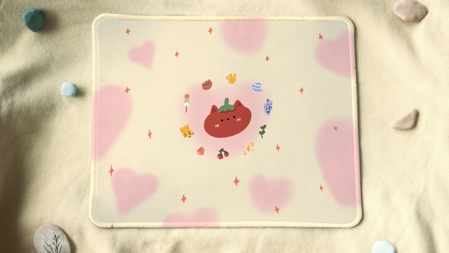Tomato Bear Desk Pad