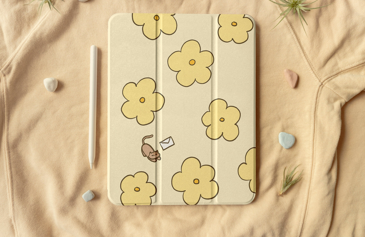 Cat's Secret Letter iPad Case